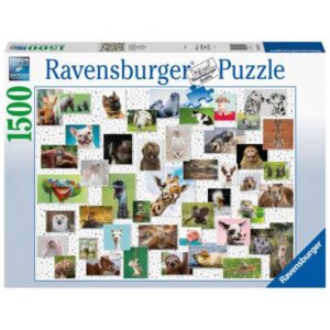 PUZZLE COLAJ CU ANIMALE, 1500 PIESE PUZZLE COLAJ CU ANIMALE, 1500 PIESE