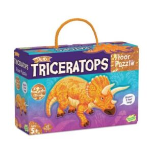 Puzzle de podea in forma de triceratop, Triceratops Floor Puzzle Puzzle de podea in forma de triceratop, Triceratops Floor Puzzle