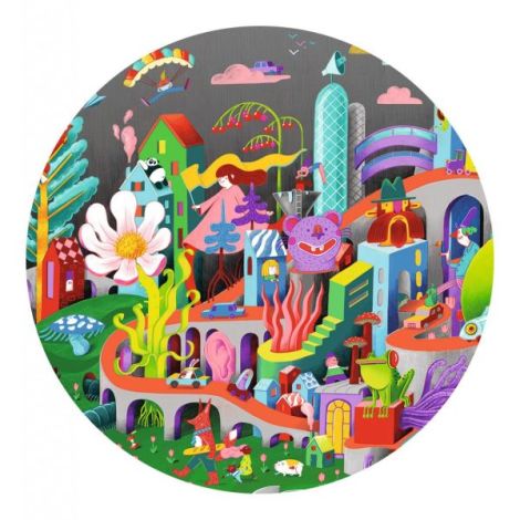 Puzzle observatie Nebunia din oras, Djeco Puzzle observatie Nebunia din oras, Djeco