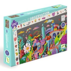 Puzzle observatie Nebunia din oras, Djeco Puzzle observatie Nebunia din oras, Djeco