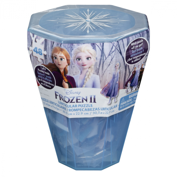 Puzzle Surpriza Frozen 2 cu 48 Piese in Cutie Diamant