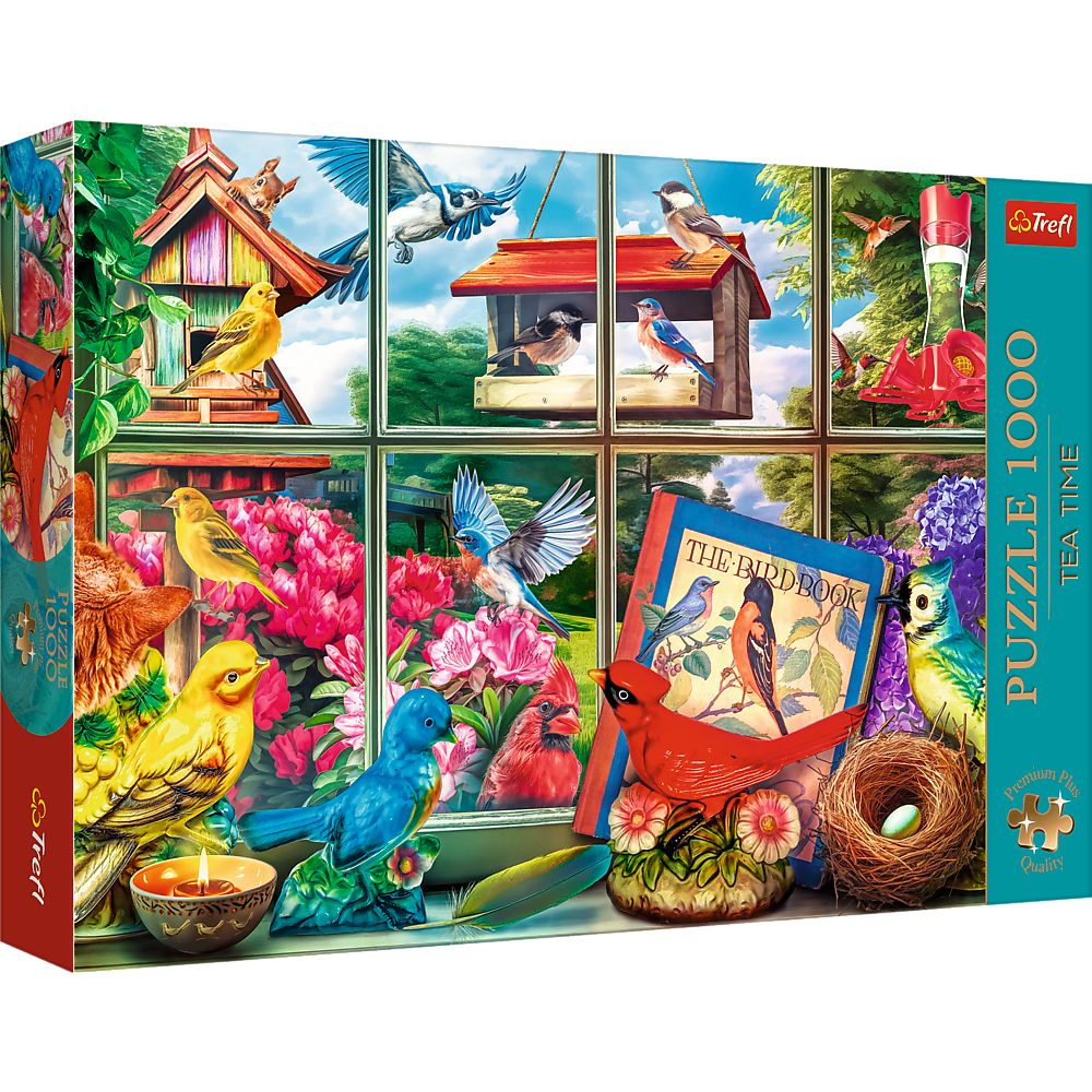PUZZLE TREFL 1000 PREMIUM PLUS TEA TIME LUMEA PASARILOR PUZZLE TREFL 1000 PREMIUM PLUS TEA TIME LUMEA PASARILOR