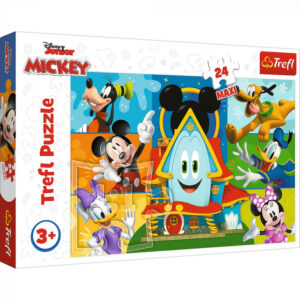 Puzzle Trefl 24 Maxi Mickey Mouse Casa Prietenilor Amuzanti Puzzle Trefl 24 Maxi Mickey Mouse Casa Prietenilor Amuzanti