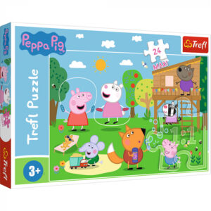 Puzzle Trefl 24 Maxi Peppa Pig Distractia din Iarba Puzzle Trefl 24 Maxi Peppa Pig Distractia din Iarba