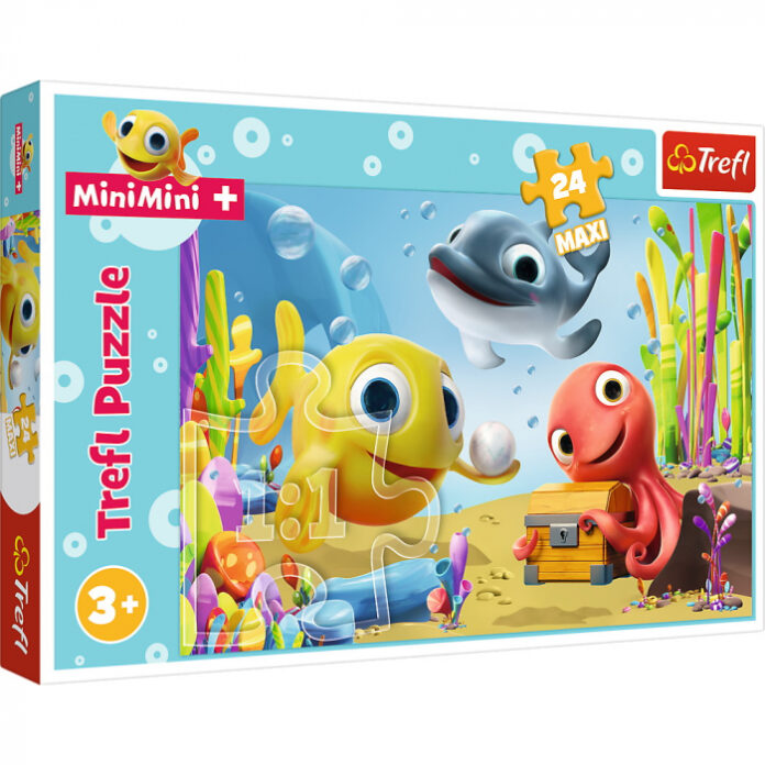 Puzzle Trefl 24 Maxi Pestisorii Fericiti Puzzle Trefl 24 Maxi Pestisorii Fericiti