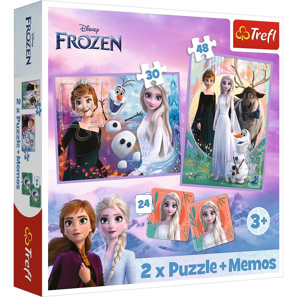 Puzzle Trefl 2In1 Memo Disney Frozen Printesele Si Taramul Lor Puzzle Trefl 2In1 Memo Disney Frozen Printesele Si Taramul Lor