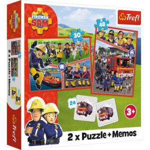 Puzzle Trefl 2in1 Memo Pompierul Sam Echipa Pompierilor Puzzle Trefl 2in1 Memo Pompierul Sam Echipa Pompierilor