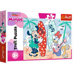 Puzzle Trefl 30 Minnie Minnie La Plaja Puzzle Trefl 30 Minnie Minnie La Plaja