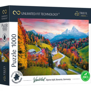 Puzzle Trefl UFT 1000 Peisaj Idilic Alpi Puzzle Trefl UFT 1000 Peisaj Idilic Alpi
