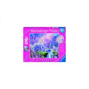 PUZZLE UNICORN CU SCLIPICI, 100 PIESE PUZZLE UNICORN CU SCLIPICI, 100 PIESE