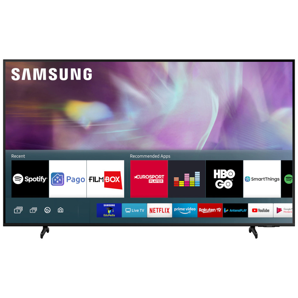 Televizor Smart QLED, Samsung 55Q60A, 138 cm, Ultra HD 4K, Clasa F Televizor Smart QLED, Samsung 55Q60A, 138 cm, Ultra HD 4K, Clasa F