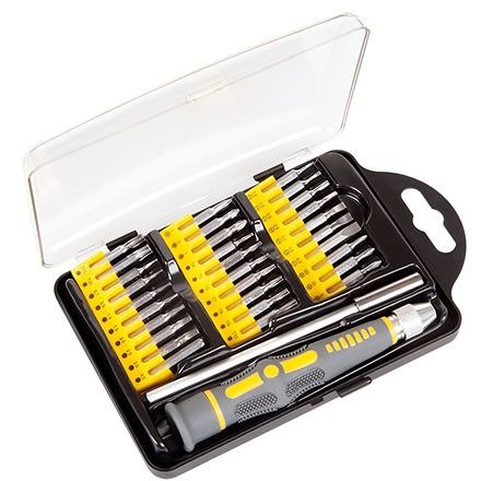 Set surubelnita si biti precizie 32 piese REBEL RB-1102 Set surubelnita si biti precizie 32 piese REBEL RB-1102