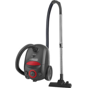 Aspirator cu sac Daewoo RC-L384BR, 2.5 L, 1400 W, 230 V, Tub telescopic, Derulator automat cablu, Variator de putere, 79 dB, Perie standard, Negru/Rosu Aspirator cu sac Daewoo RC-L384BR, 2.5 L, 1400 W, 230 V, Tub telescopic, Derulator automat cablu, Variator de putere, 79 dB, Perie standard, Negru/Rosu