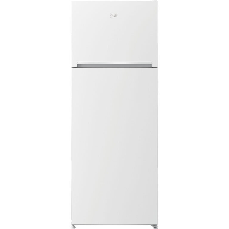 Frigider cu doua usi Beko RDSE465K30WN, 437 l, XXL Bottle Holder, Safety Glass, H 185 cm, Alb, Clasa F