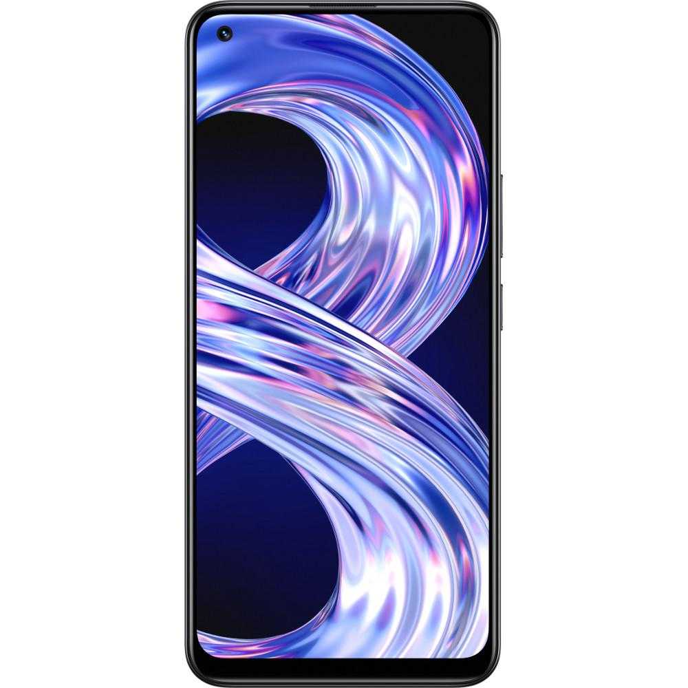 Telefon mobil Realme 8, 64GB, 4GB, Dual SIM, Cyber Black Telefon mobil Realme 8, 64GB, 4GB, Dual SIM, Cyber Black