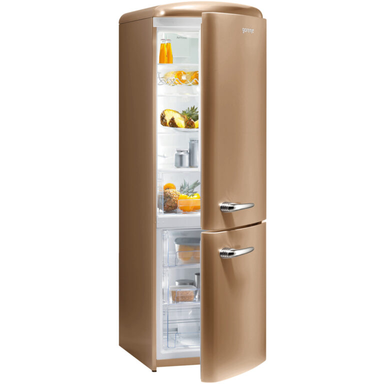 Combina frigorifica Retro Gorenje RK60359OCO, 321 l, Clasa A++, Cappuccino