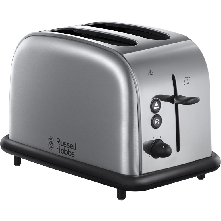 Prajitor de paine Russell Hobbs Oxford 20700-56, 1000 W, 2 felii, Argintiu