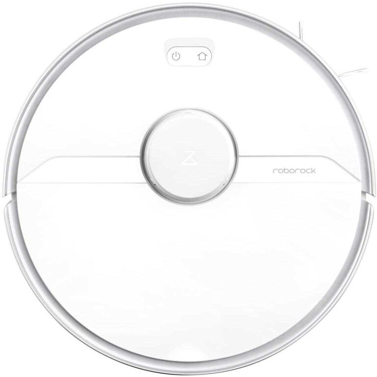 Aspirator robot Roborock S6 Pure, Mop, Wi-Fi, Navigatie LiDAR, Zone No-Go, Control prin aplicatie,  Google Assistant & Alexa, 58 W, 0.48 L, 5200 mAH, 2.32 kWh/an
