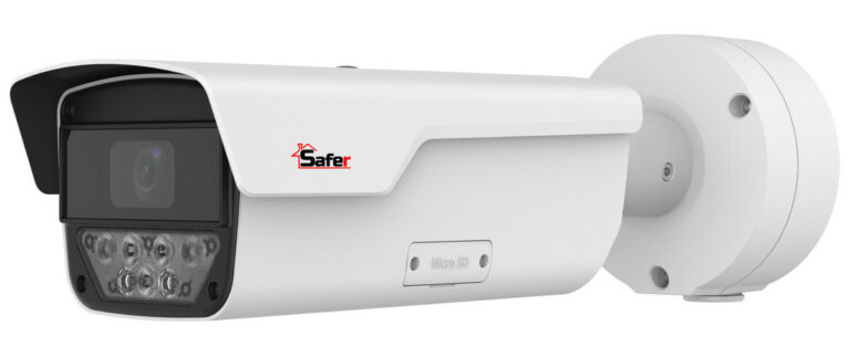Camera supraveghere IP ANPR, 4MP, LightHunter, 8-32mm, zoom 16x, IR 40m, Audio, slot microSD, PoE, IP67, Safer SAF-IPCLPR4MP40F832(U)
