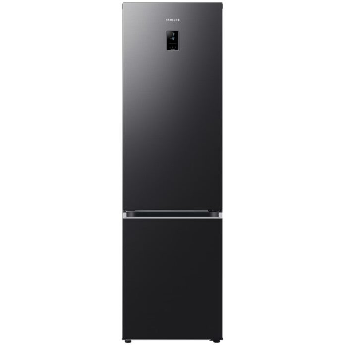 Combina frigorifica Samsung Bespoke RB38C676CB1/EF, 390 l, No Frost, WiFI & AI Energy, Smart Control, Clasa C, H 203 cm, Dark Inox