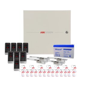 Sistem control acces biometric Hikvision KIT-CA-4UBAC, amprenta, cartela, 13.56 KHz, patru usi bidirectionale Sistem control acces biometric Hikvision KIT-CA-4UBAC, amprenta, cartela, 13.56 KHz, patru usi bidirectionale