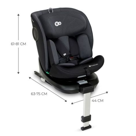 Scaun Auto I-size, 40-150 Cm, Kinderkraft I-360, Black Scaun Auto I-size, 40-150 Cm, Kinderkraft I-360, Black