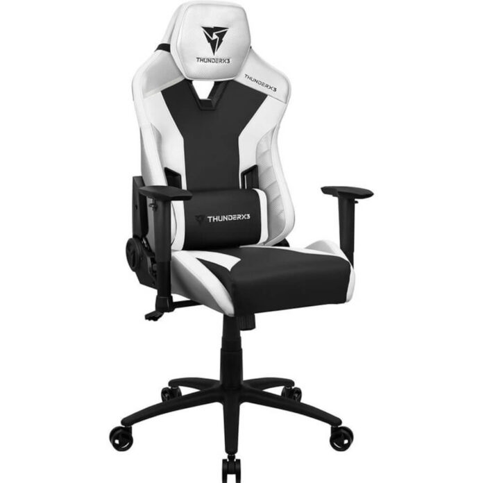 Scaun Gaming Aerocool ThunderX3 TC3, Spatar reglabil, Negru/Rosu