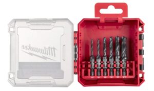 Set burghie HSS-G combi Milwaukee, 6 piese, M3, M4, M5, M6, M8, M10, prindere 1/4 inch hex, 4932498267 Set burghie HSS-G combi Milwaukee, 6 piese, M3, M4, M5, M6, M8, M10, prindere 1/4 inch hex, 4932498267