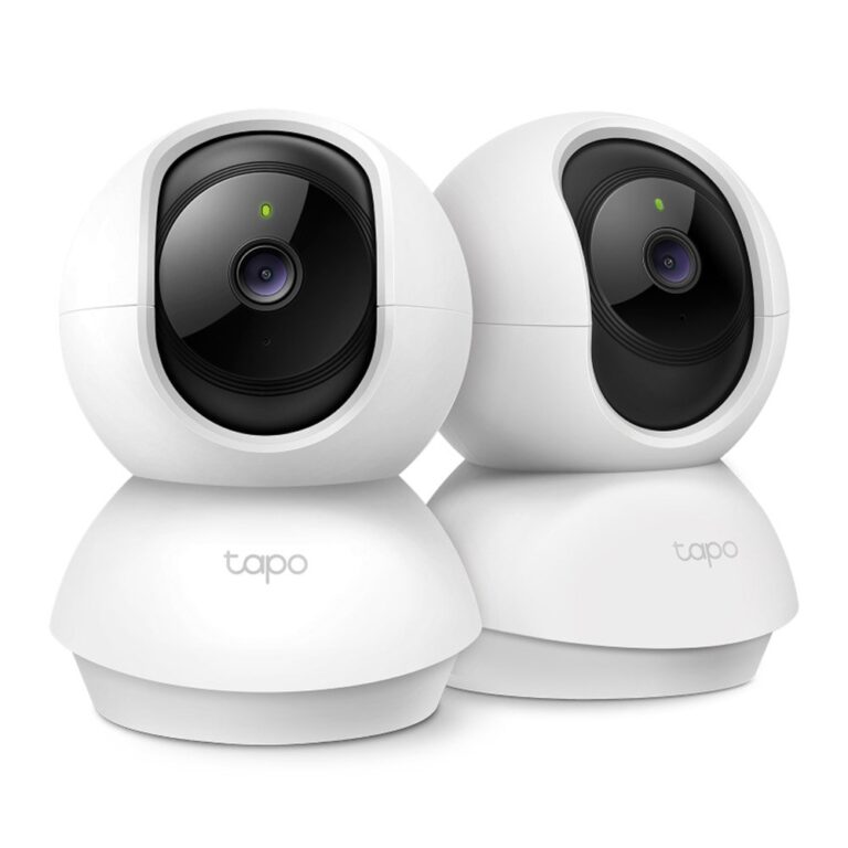 Set camera supraveghere wireless WiFi PT TP-Link TAPO C210P2, 3 MP, 4 mm, IR 9 m, microfon si difuzor, slot card, detectie miscare/plansete, 360 grade, control vocal