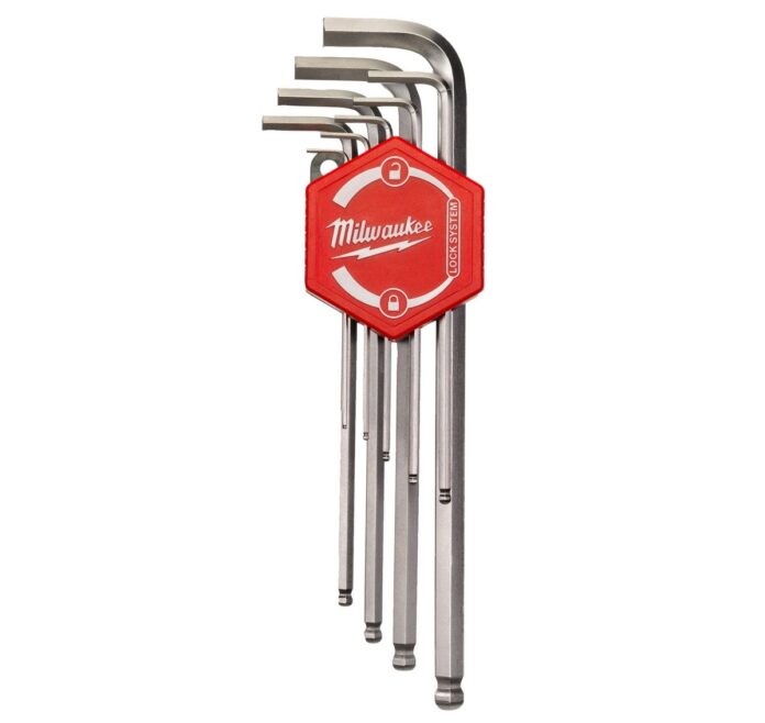Set chei imbus hex Milwaukee, 9 bucati, 1.5-10mm, 4932478621