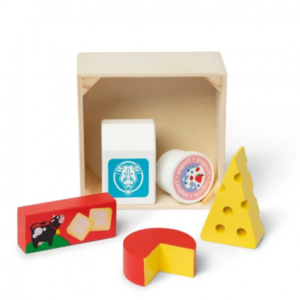 Set de joaca alimente Lactate, din lemn, 5 piese, 2 ani+, Melissa&Doug 95207 Set de joaca alimente Lactate, din lemn, 5 piese, 2 ani+, Melissa&Doug 95207
