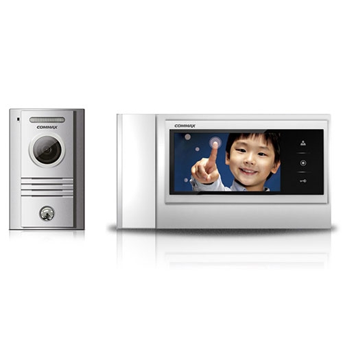 Kit videointerfon Commax COLOR FAM, 1 familie, 7 inch, aparent