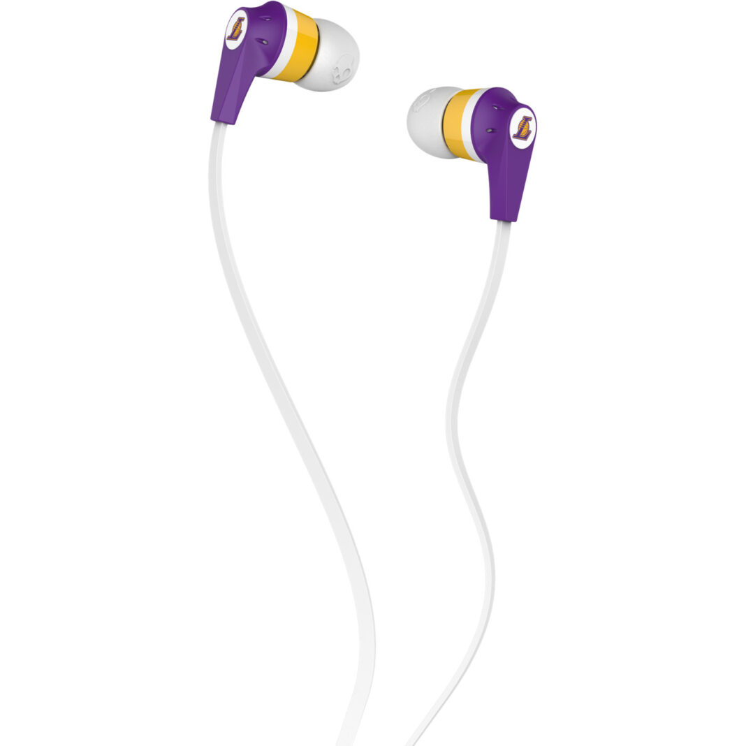 Casti In-Ear Skullcandy Ink`d NBA Lakers SGIKGY-168, Alb/Violet