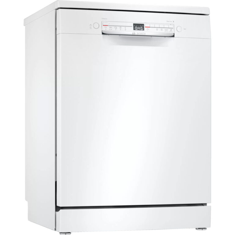 Masina de spalat vase Bosch SGS2HTW73E, 12 seturi, 5 programe, AquaSensor, DosageAssist, Detergent Automation, ExtraDry, Filtru Autocuratare, Sistem Rackmatic, Alb, Clasa E