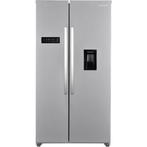Frigider Side By Side Daewoo FSB-514HEX, No Frost, 529 L, Racire rapida, Functie vacanta, Display LED, Clasa E, Inox Frigider Side By Side Daewoo FSB-514HEX, No Frost, 529 L, Racire rapida, Functie vacanta, Display LED, Clasa E, Inox