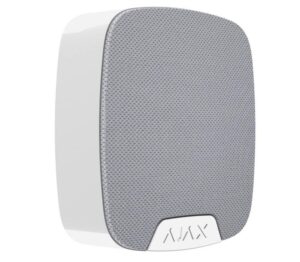 Sirena de interior pentru sisteme de alarma AJAX HOMESIREN WH, semnale luminoase si sonore, sunet de 113 dB, distanta comunicare maximum 2km Sirena de interior pentru sisteme de alarma AJAX HOMESIREN WH, semnale luminoase si sonore, sunet de 113 dB, distanta comunicare maximum 2km