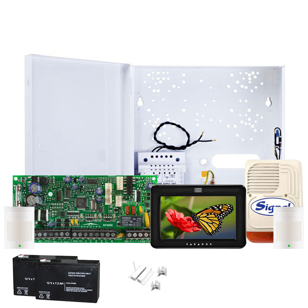 Sistem alarma Paradox Spectra SP 4000+PS 128+TM50 Sistem alarma Paradox Spectra SP 4000+PS 128+TM50
