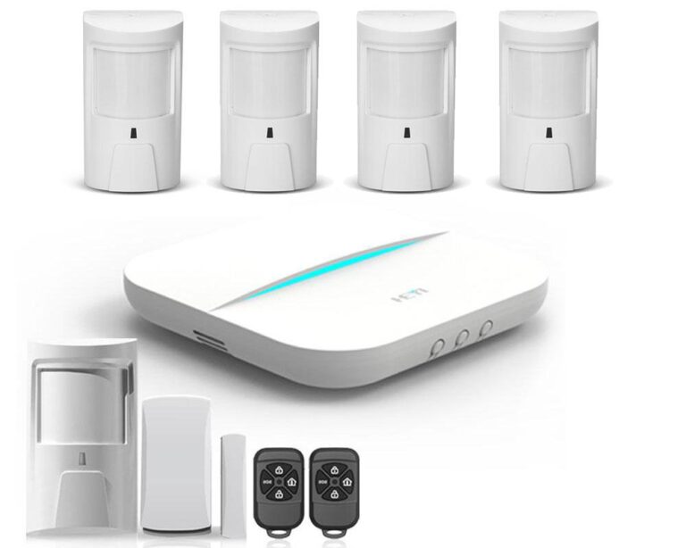 Sistem de alarma GSM, Wi-Fi, wireless Heyi, 6 zone, TCP/IP HY-W20-5PIR