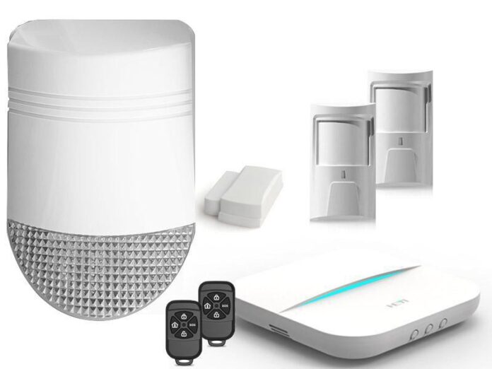 Sistem de alarma Heyi wireless GSM, Wi-Fi, 3 zone, Android/iOS, TCP/IP HEYI-W20-2PIR