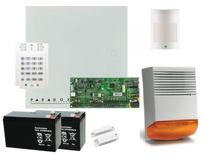 Kit sistem de alarma Paradox SP5500+K10 cu sirena de exterior KITSP5500K10EXT Kit sistem de alarma Paradox SP5500+K10 cu sirena de exterior KITSP5500K10EXT