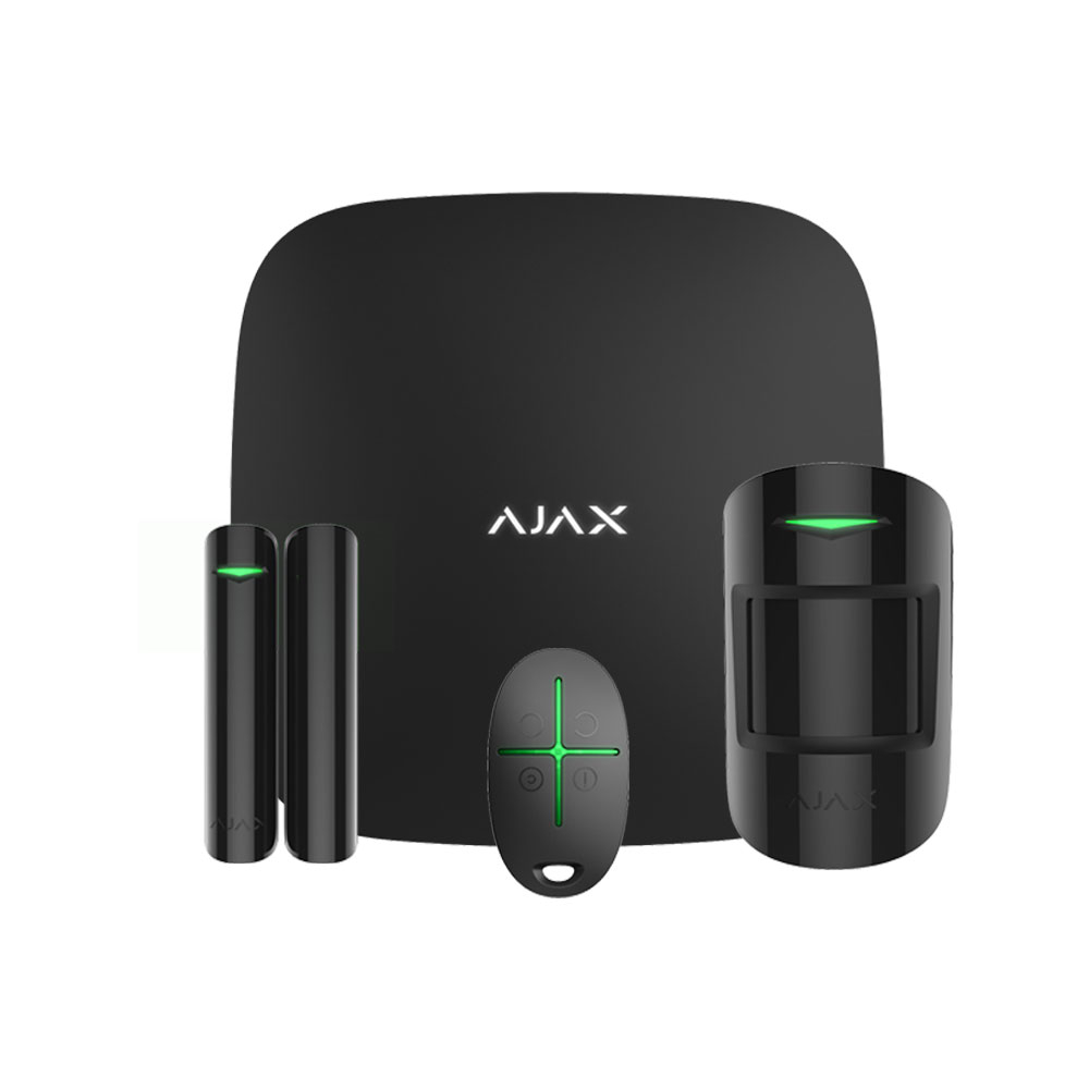 Sistem de alarma wireless Ajax Starter kit BL, 868/915 MHz, 2000 m, pet immunity Sistem de alarma wireless Ajax Starter kit BL, 868/915 MHz, 2000 m, pet immunity
