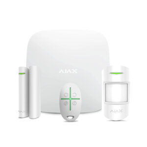 Sistem de alarma wireless Ajax Starter kit WH, 868/915 MHz, 2000 m, pet immunity Sistem de alarma wireless Ajax Starter kit WH, 868/915 MHz, 2000 m, pet immunity