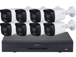 Kit de supraveghere compus din 8 Camere Dahua Full Color de 5 MP cu microfon si DVR 8 canale cu AI, KIT-DAHUA8-5MPLED40 Kit de supraveghere compus din 8 Camere Dahua Full Color de 5 MP cu microfon si DVR 8 canale cu AI, KIT-DAHUA8-5MPLED40