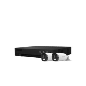 Sistem supraveghere exterior basic HikVision, 2 camere, 5 MP, lumina alba 20 m, 2.8 mm, stroboscop Sistem supraveghere exterior basic HikVision, 2 camere, 5 MP, lumina alba 20 m, 2.8 mm, stroboscop