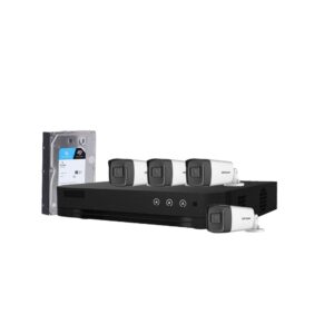 Sistem supraveghere exterior cu HDD 1TB HikVision, 4 camere, 5 MP, IR 40 m, 2.8 mm, microfon Sistem supraveghere exterior cu HDD 1TB HikVision, 4 camere, 5 MP, IR 40 m, 2.8 mm, microfon