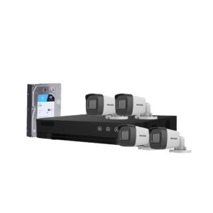 Sistem supraveghere exterior cu HDD 1TB HikVision, 4 camere, 5 MP, IR 20 m, 2.8 mm Sistem supraveghere exterior cu HDD 1TB HikVision, 4 camere, 5 MP, IR 20 m, 2.8 mm