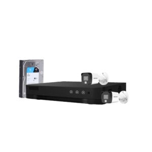 Sistem supraveghere exterior cu HDD 1TB HikVision, 4 camere, 5 MP, IR 25 m, lumina alba 20 m, 2.8 mm, microfon Sistem supraveghere exterior cu HDD 1TB HikVision, 4 camere, 5 MP, IR 25 m, lumina alba 20 m, 2.8 mm, microfon
