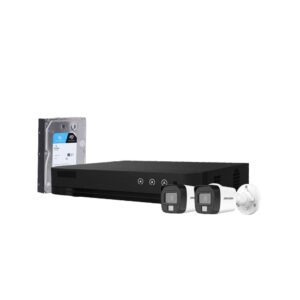 Sistem supraveghere exterior cu HDD 1TB HikVision, 2 camere, 5 MP, IR 30 m, lumina alba 20 m, 2.8 mm, microfon Sistem supraveghere exterior cu HDD 1TB HikVision, 2 camere, 5 MP, IR 30 m, lumina alba 20 m, 2.8 mm, microfon