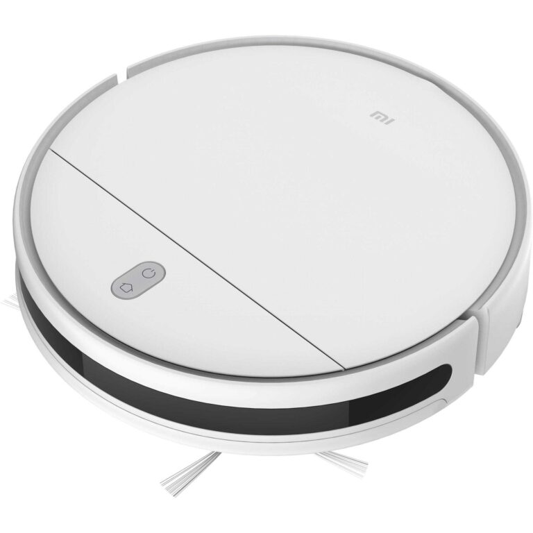 Aspirator robot Xiaomi Mi Robot Vacuum-Mop Essential, Wi-Fi, Control prin aplicatie, Google Assistant Alexa, 25 W, 0.42 L, 14.4 V, 2500 mAh, 5.2 kWh/an, Alb