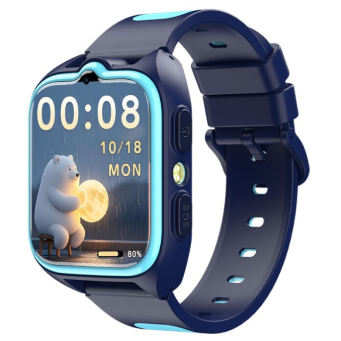 Smartwatch Blackview Z30 Albastru, 4G, 1.75   TFT, Pozitionare GPS+WiFi+LBS, Apel Video 4G, SOS, Control parental, 800mAh, pentru copii